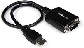 Adapteris StarTech USB - RS232 ICUSB232PRO USB, RS-232, 0.3 m, juoda sp.