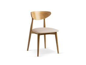 Krēslu komplekts Cosmopolitan Design Leon, matēts, bēša krās., 48 cm x 47.5 cm x 79 cm, 2 gab.