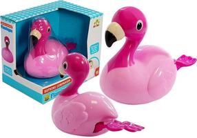 Rotaļu dzīvnieks Lean Toys Flamingos, rozā krās.