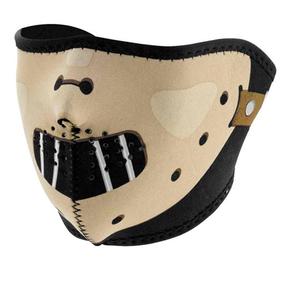 Maska motobraucēja Zanheadgear Hannibal, brūna krās./melna krās.