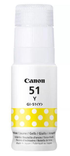 Rašalinio spausdintuvo kasetė Canon GI-51Y, geltona sp., 7700 ml