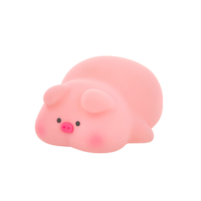 Nakts lampa Forever Sleeping Pig, rozā krās.