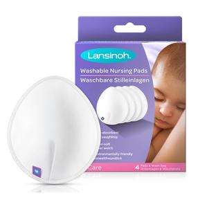 Liemenėlių įklotai Lansinoh Washable Nursing Pads, 4 vnt.