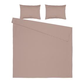 Gultas veļas komplekts Domoletti Solid BROWN, tumši brūna krās., 50 x 70 cm, 200 x 220 cm, 3 d.