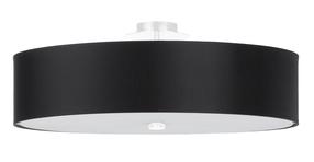 Lampa griesti Sollux Skala 590 5903282707610, E27, 5 x 60 W, melna krās. / melna krās.