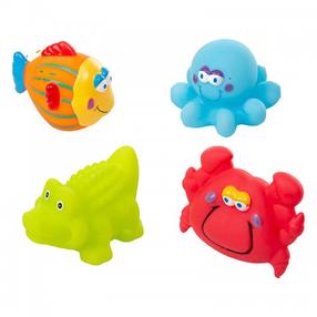 Vonios žaislų rinkinys Akuku Water Animals A0362, -, 4 vnt.