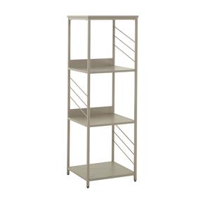 Pastatoma lentyna Home4you Dimitra, pilka sp., 124 cm x 40 cm x 40 cm