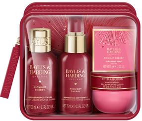 Dovanų komplektas moterims Baylis & Harding Midnight Cherry Luxury, 5 vnt.