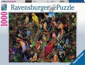 Pusle Ravensburger Birds Of Art, 50 cm x 70 cm, 1000 tk, mitmevärviline