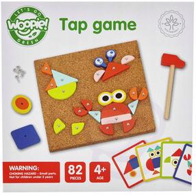 Обучающая игрушка, пазл Woopie Nails & Hammer, многоцветный, 104 шт.