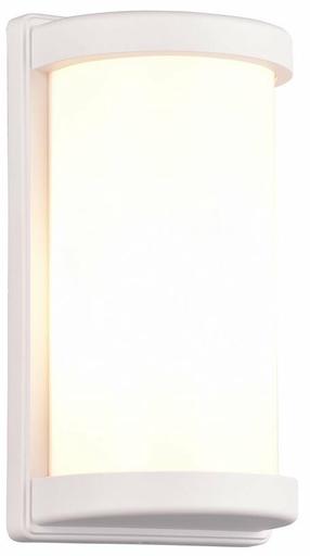 Õue seinavalgusti RL Puelo, 10W, E27, IP44, valge v., 14.5 cm x 26.5 cm