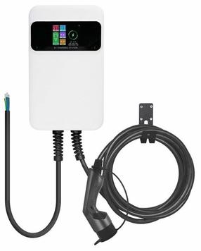 Elektromobilio įkrovimo stotelė Besen SQ20-22KW-APP, type 2, 5 m, 22 kW, balta sp./juoda sp.