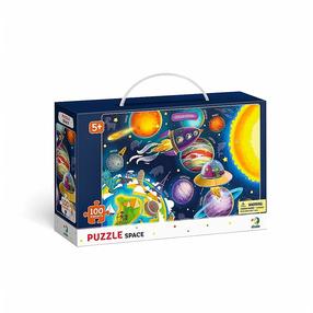 Dėlionė Tm Toys Space, 46 cm x 64 cm, 100 vnt., įvairių spalvų