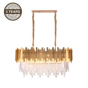 Valgusti rippuv Domoletti Sanna 8XE14 19115P-800, E14, 8 x 40 W, kuldne v./valge v. / kuldne v.