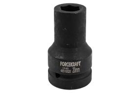 Dziļa sešstūra trieciena muciņa ForceKraft 48510020, 20 mm, 1"