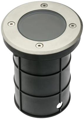 Süvistatav välisvalgusti GTV Alfa-O 06, 50W, GU10, IP67, alumiinium v./must v., 11 cm x 12.1 cm