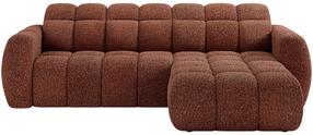 Kampinė sofa Fanito, brick red s., dešininė, 200 x 288 cm x 105 cm