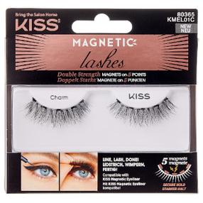 Magnētiskās skropstas Kiss Magnetic Variant 01 Charm, melna krās.
