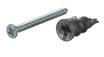 Kaištis su varžtu Essve Driva TF27, skirtas gk plokštėms, 4.5 mm x 50 mm, 4 vnt.