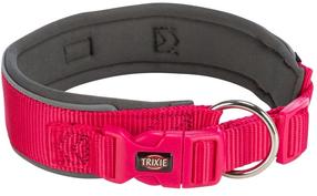 Antkaklis šunims Trixie Premium, pilka sp./purpurinė (magenta) sp., 270 - 350 mm x 25 mm, XS/S