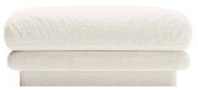 Pufas Micadoni Home Torino Structured, kreminė sp., 80 cm x 80 cm x 41 cm