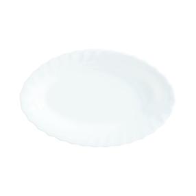 Lėkštė pietų Luminarc Trianon, Ø 22 cm, balta sp.