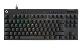 Vadu spēļu tastatūra Logitech G Pro X TKL RAPID 920-013231 Tactile, NO, melna krās.