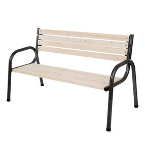 Āra sols Patio Park Basic, brūna krās./melna krās., 150 cm x 70 cm x 86 cm