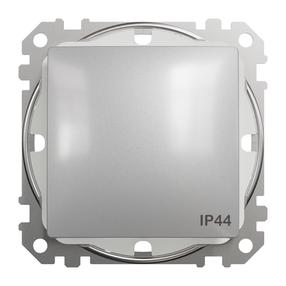 Выключатель Schneider Electric Sedna Design SDD213101, 1 кл., алюминиевый цв.