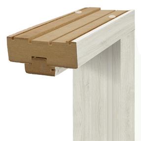 Horizontali durų stakta Classen HOR60, 68.6 cm x 9 cm x 3 cm, pilko ąžuolo sp.