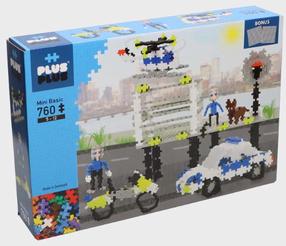 Konstruktors Dante Plus-Plus Police Station 014-3762, 760 gab.