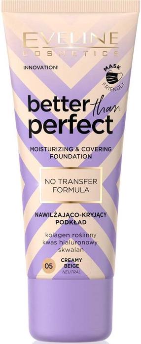 Жидкая основа для макияжа Eveline Better Than Perfect, 05 creamy beige, 30 мл