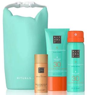 Kremas įdegio priežiūrai kūnui/veidui Rituals The Ritual of Karma Sun Trial SPF30, 130 ml