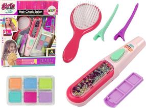 Набор для укладки волос Lean Toys Girl's Creator Hair Chalk Salon 10494