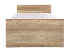 Lova viengulė, 90 x 200 cm, ąžuolo, be čiužinio