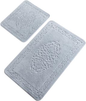 Vonios kilimėlių rinkinys Foutastic Elite 359CHL1551, žydra sp., 100 cm x 60 cm