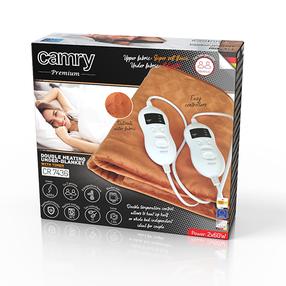 Soojendav tekk Camry CR 7436, pruun v., 160 cm x 150 cm