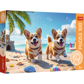 Dėlionė Trefl Corgi 16536, 27.5 cm x 41 cm, 100 vnt., įvairių spalvų