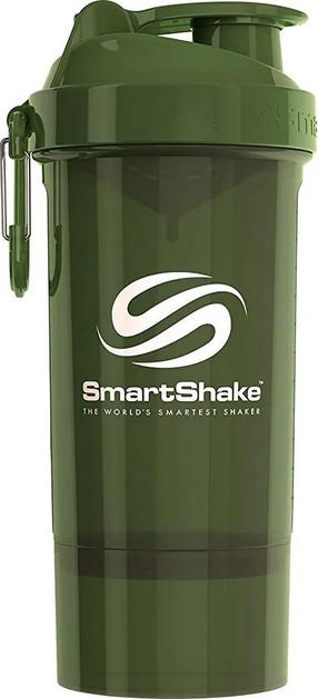 Sporta pudeles un šeikeri Smartshake Original2Go One, zaļa krās., plastmasa, 0.8 l