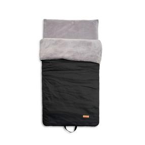 Talvine magamiskott beebile BabyTrold 15-02, must v./hall v., 114 cm x 60 cm