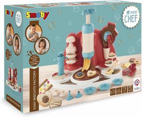 Rotaļu virtuves piederumi, cepumu pagatavošanas komplekts Smoby Chef Easy Biscuit Factory, daudzkrāsaina