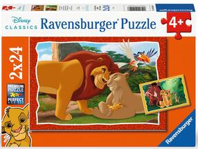 Пазл 2in1 Ravensburger Family Of The Lion King, 18 см x 26 см, 48 шт., многоцветный