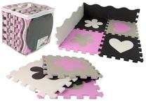 Kilimėlis kūdikiams - dėlionė Educational Mat Puzzle, 30 cm x 30 cm, 25 vnt, įvairių spalvų