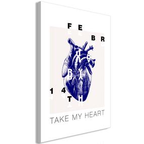 Foto paveikslas Artgeist Take My Heart, 20 cm x 30 cm