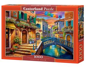 Pusle Castorland 1000 el. Venetian Dream C-105281, 47 cm x 68 cm, 1000 tk, mitmevärviline