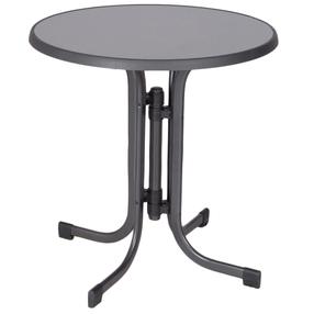 Lauko stalas Patio Dine & Relax Punti, antracito sp./pilka sp., 70 cm x 70 cm x 73 cm