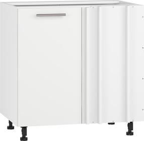 Kampinė virtuvės spintelė Vento, balta, 52 cm x 100 cm x 82 cm