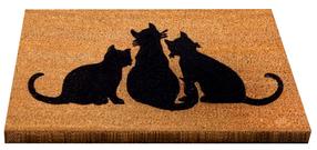 Uksematt Conceptum Hypnose Cat Shadow 877CHL1113, pruun v./must v., 40 cm x 60 cm
