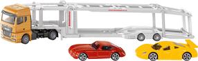 Automobilių rinkiniai Siku Super Man Transporter, 1:50, balta sp./raudona sp./geltona sp.