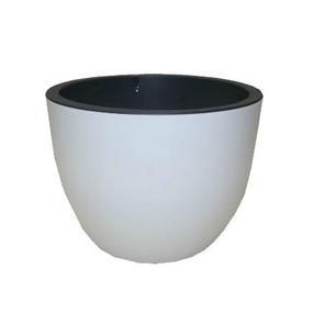 Gėlių vazonas Form Plastic Muna 3320, plastikinis, Ø 40 cm, balta sp.